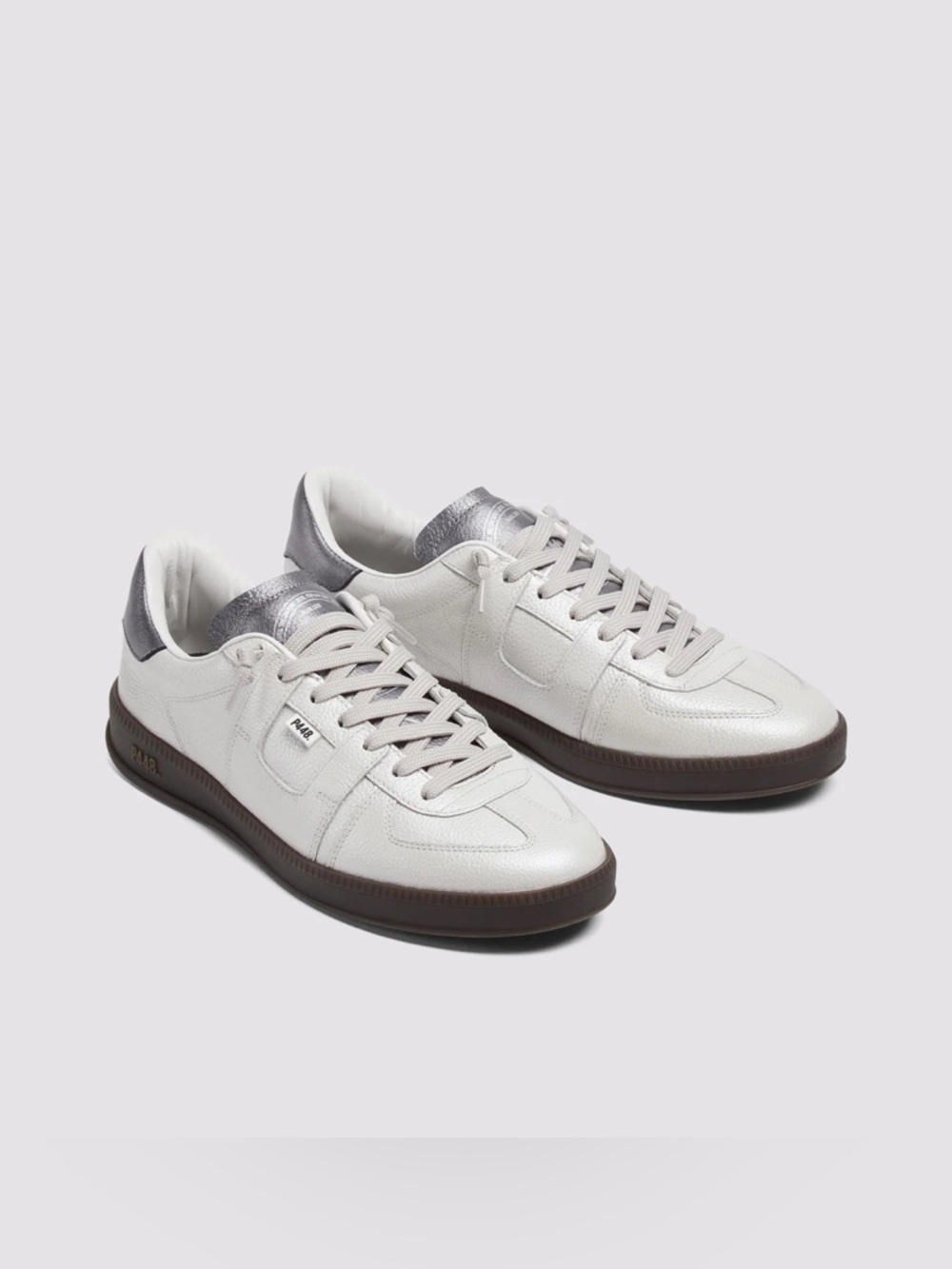 P448 Monza Metal/White Pearly Leather
Sneakers - Size 39 (IT) NIBox